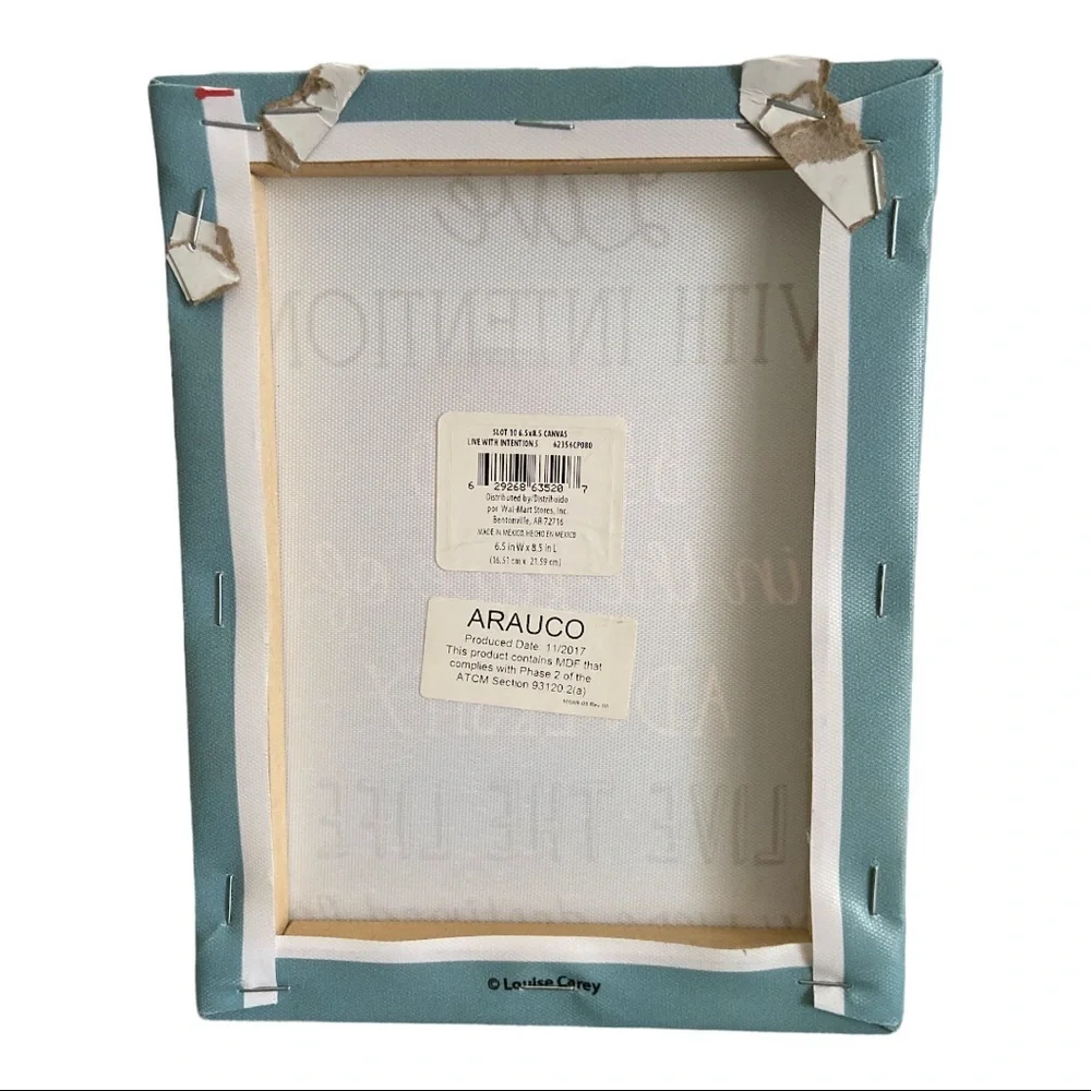 Canvas Wall Decor Sign 6.5”x8.5”